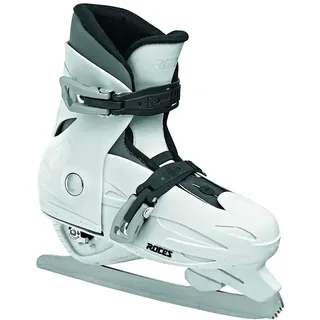ROCES Kinder Schlittschuhe MCK II F Größenverstellbar verstellbar, White Black, 36-40