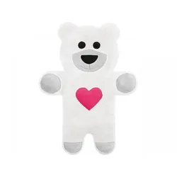 Leschi Wärmekissen »Der Bär Teddy«, Schnee mit Herz