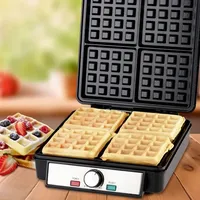 Ambiano Waffeleisen  4 belgischen Waffeln Waffelautomat 1.200 W