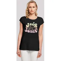 F4NT4STIC T-Shirt Janis Joplin Pastel Logo in schwarz |