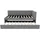 modfu 90 x 200 cm Grau