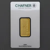 C. Hafner Goldbarren C. Hafner