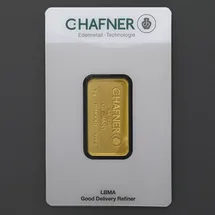 C. Hafner Goldbarren C. Hafner