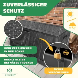 Kesser Auflagenbox 310 Liter 119 x 60 cm Grau