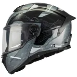 MT Helmets Atom 2 Sv Highlands Grau/Schwarz M