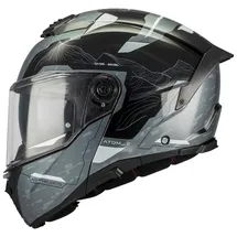 MT Helmets Atom 2 Sv Highlands Grau/Schwarz M