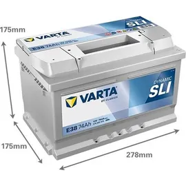 Varta Silver Dynamic  E38 74Ah 12V