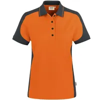 Hakro Damen Poloshirt Contrast Mikralinar® orange/anthrazit, XS