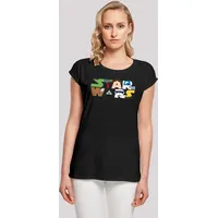 F4NT4STIC T-Shirt Star Wars Character Logo in schwarz |