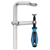 Ganzstahl-Schraubzwinge VIRIDIS mit 3K-Komfortgriff - Spannweite 800mmx120mm-Spannbacke 27mmx13mm