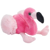 Wild Republic 15042 Hug'ems Plüschtier, Kuscheltier, Flamingo 18cm