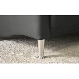 Wohnwert Einzelcouch Leder 1-Sitzer Braun
