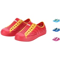 Cressi Pulpy Shoes Unisex Atmungsaktive Premium Wasserschuhe, Rot/Gelb, 29