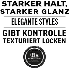American Crew Styling Heavy Hold Pomade Haarpomade mit starker Festigung 85 g