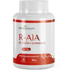 VitaSanum® - R-AlA (R-Alpha-Liponsäure) 400 mg 60 Kapseln 60 St