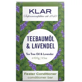Klar Seifen Teebaumöl & Lavendel Fester Conditioner 100 ml