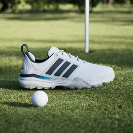 adidas ADIPOWER 26 SPIKELESS GOLFSCHUH - Cloud White / Collegiate Navy / Lucid Orange - 42