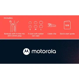 Motorola Sound Earbuds 3-S Schwarz