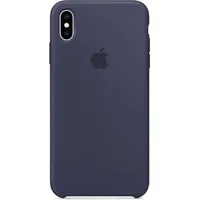 Apple iPhone XS Max Silikon Case mitternachtsblau