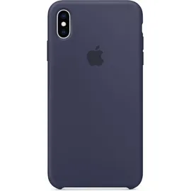 Apple iPhone XS Max Silikon Case mitternachtsblau