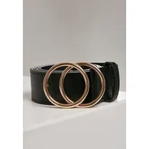 URBAN CLASSICS Ring Buckle Belt - Schwarz