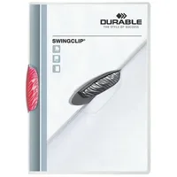 Durable Klemmhefter Swingclip A4 Purpur Rot