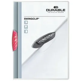 Durable Klemmhefter Swingclip A4 Purpur Rot
