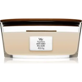 Woodwick Duftkerze White Honey 454 g beige