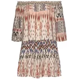 Buffalo Tunikakleid Damen creme-bedruckt Gr.32/34