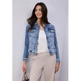 STREET ONE Jeansjacke mit Brusttaschen und Knöpfen - Blau