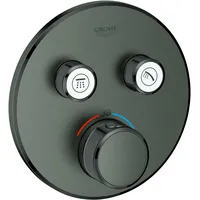 Grohe Grohtherm SmartControl Thermostat mit 2 Ventilen hard graphite
