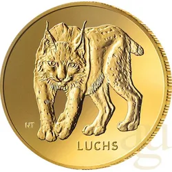 20 Euro Goldmünze Rückkehr der Wildtiere - Luchs 2025 (J)