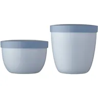 Mepal Ellipse Snackpot blau 0,5 l 2-teiliges Set