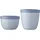 Mepal Ellipse Snackpot blau 0,5 l 2-teiliges Set