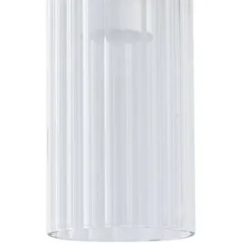 LUCANDE Korvitha 8-flammig grau Glas