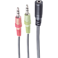 ShiverPeaks BS14-05040 Audio-Kabel 0,15 m 2 x 3.5mm 3.5mm