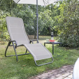 Siena Garden Bito Kippliege 139 x 72 x 118 cm hellgrau