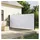 vidaXL Seitenmarkise 180 x 300 cm Weiß Polyester