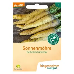 Bingenheimer Saatgut Möhren Gelbe Gochsheimer