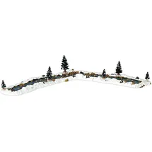 Lemax Bach, Dorf-Dekoration, 10 cm, 11 Stück, Mehrfarbig