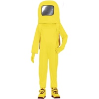 FIESTAS GUIRCA - Astronaut Kostüm Gelb 7-9 JAHR Hüte, Masken und Zubehör für Party, Farbe (GUI77476)