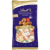 20 Lindt Kugeln XXL Mischung Blätterkrokant Cresta Lindor  Nougat Pralinen 260g