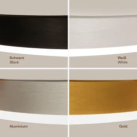 s.luce Ring Air 1 rund schwarz