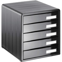 Rotho Timeless Schubladenbox / Bürobox mit 5 Schüben, Kunststoff