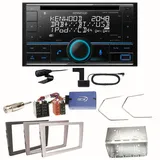 Kenwood DPX-7300DAB Bluetooth DAB Einbauset für Opel Vectra C Signum Corsa Combo