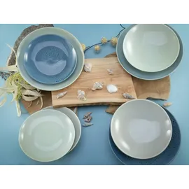 CreaTable Reactive Aqua Tafelservice 12-tlg. blau