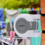 Joeji's Kitchen ﻿﻿Wäscheleine Ausziehbar ﻿Wand ﻿15m Wäschespinne﻿ Für Drinnen Und Draußen ﻿- Reise Urlaub Wäscheschnur Wäscheständer Für Badezimmer Waschküche Garten