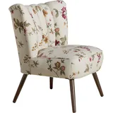 Max Winzer Max Winzer® Sessel »Aspen, Loungesessel«, im Retrostil, mit Blumenmuster weiß