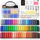 luxuskollektion Polymer Clay Weich-Ton-Set 60 Farben 1,65 kg