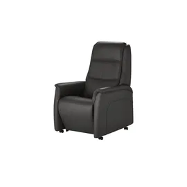 Hukla Sessel Dean Leder 70 x 109 x 88 cm Schwarz elektrisch